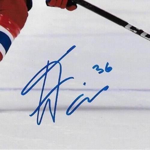 Signed Gianni Fairbrother Montreal Canadiens Autographed 8x10 Photo #3 Original