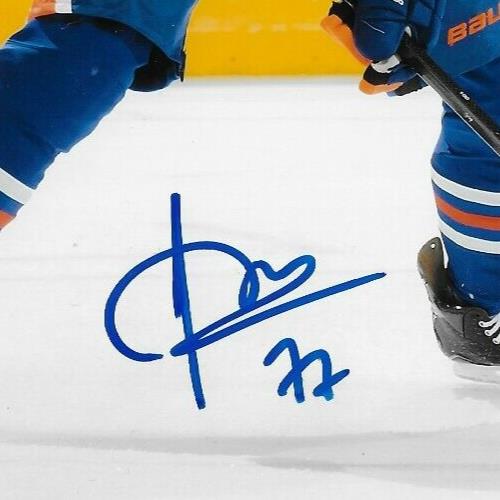 Photo autographiée 8x10 signée Anton Belov des Oilers d'Edmonton #1