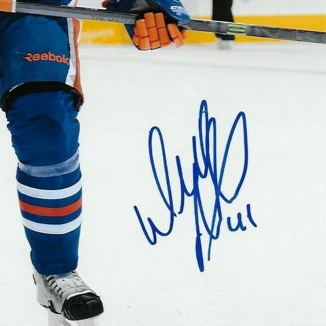 Signed Will Acton Edmonton Oilers Autographed 8x10 Photo #1 Original