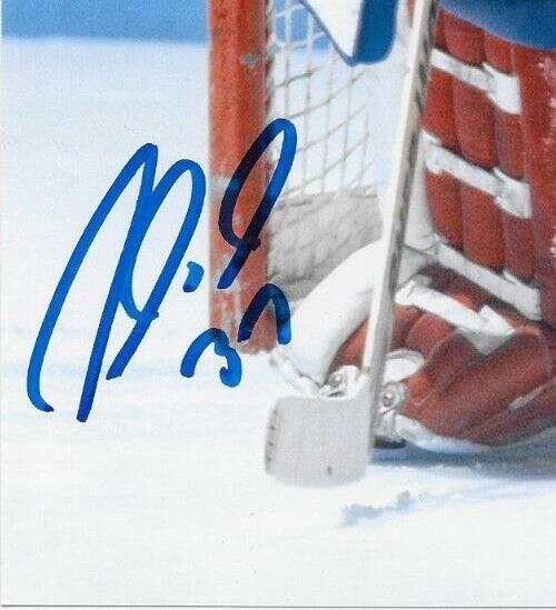 Photo autographiée 8x10 signée André Racicot par les Canadiens de Montréal #2