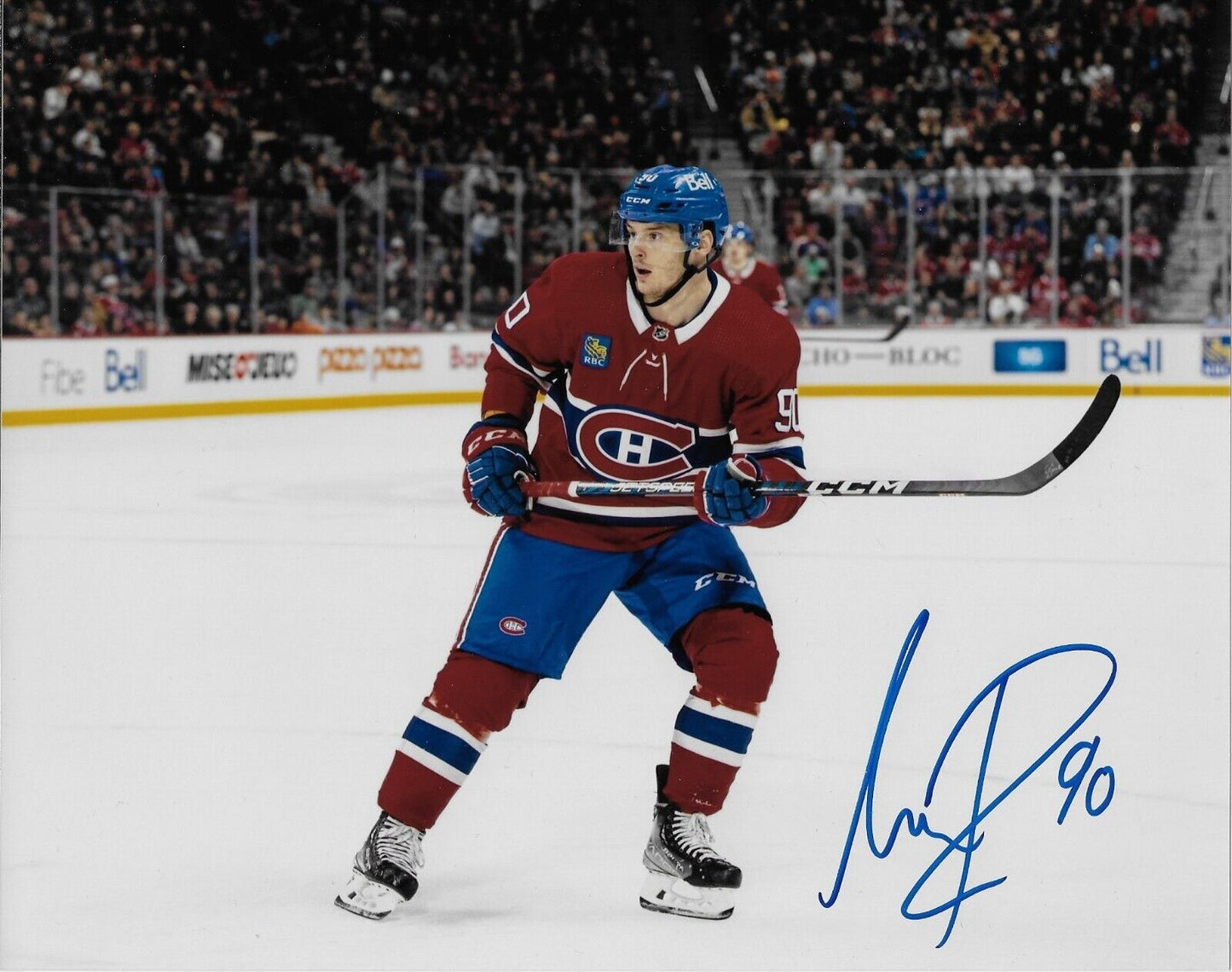 Photo autographiée 8x10 signée Anthony Richard Canadiens de Montréal #4 Original
