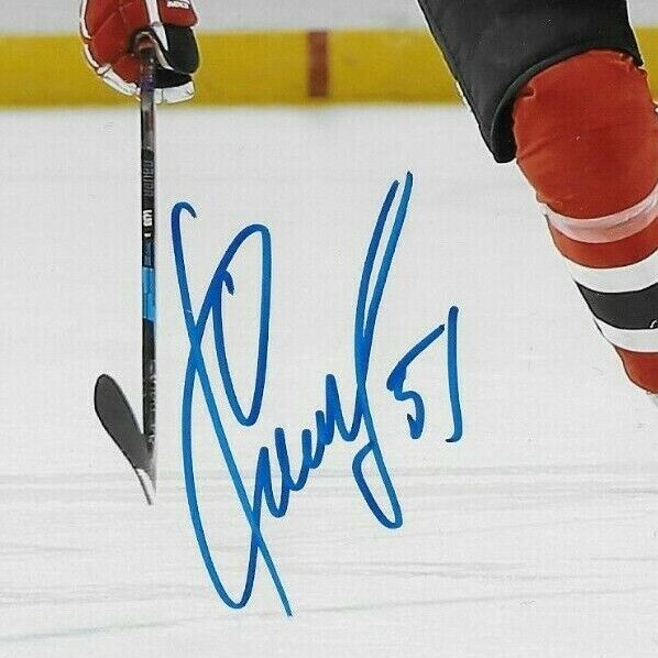 Signed Sergei Kalinin New Jersey Devils Autographed 8x10 Photo #1 Original