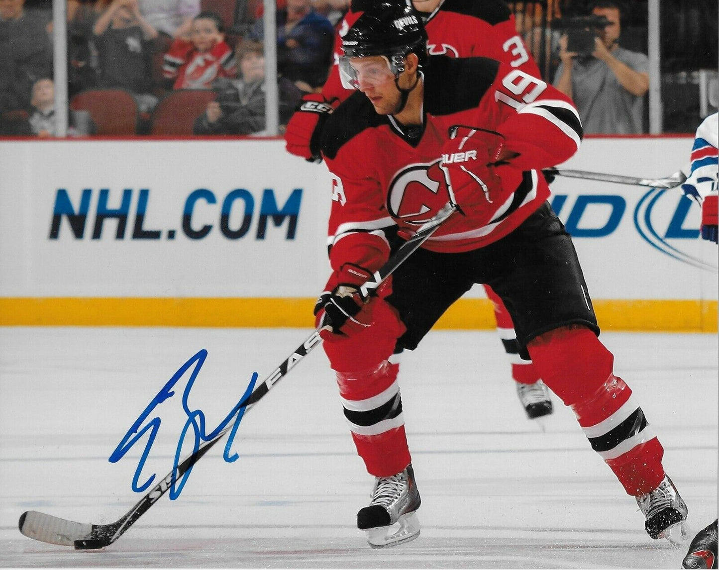 Signed Travis Zajac New Jersey Devils Autographed 8x10 Photo #3 Original