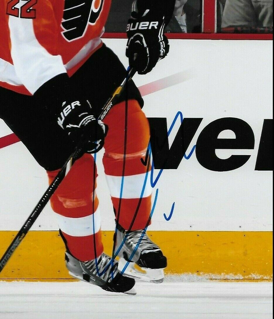 Signed Luke Schenn Philadelphia Flyers Autographed 8x10 Photo #1 Original