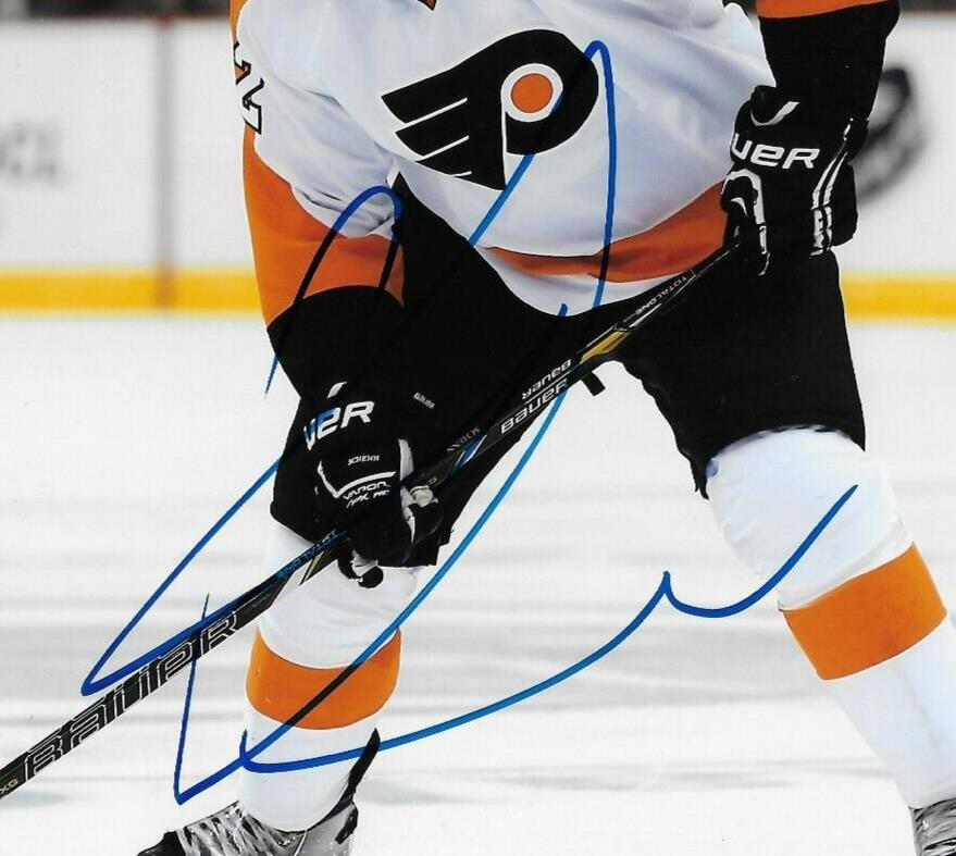 Photo autographiée 8x10 de Luke Schenn des Flyers de Philadelphie n° 2 originale