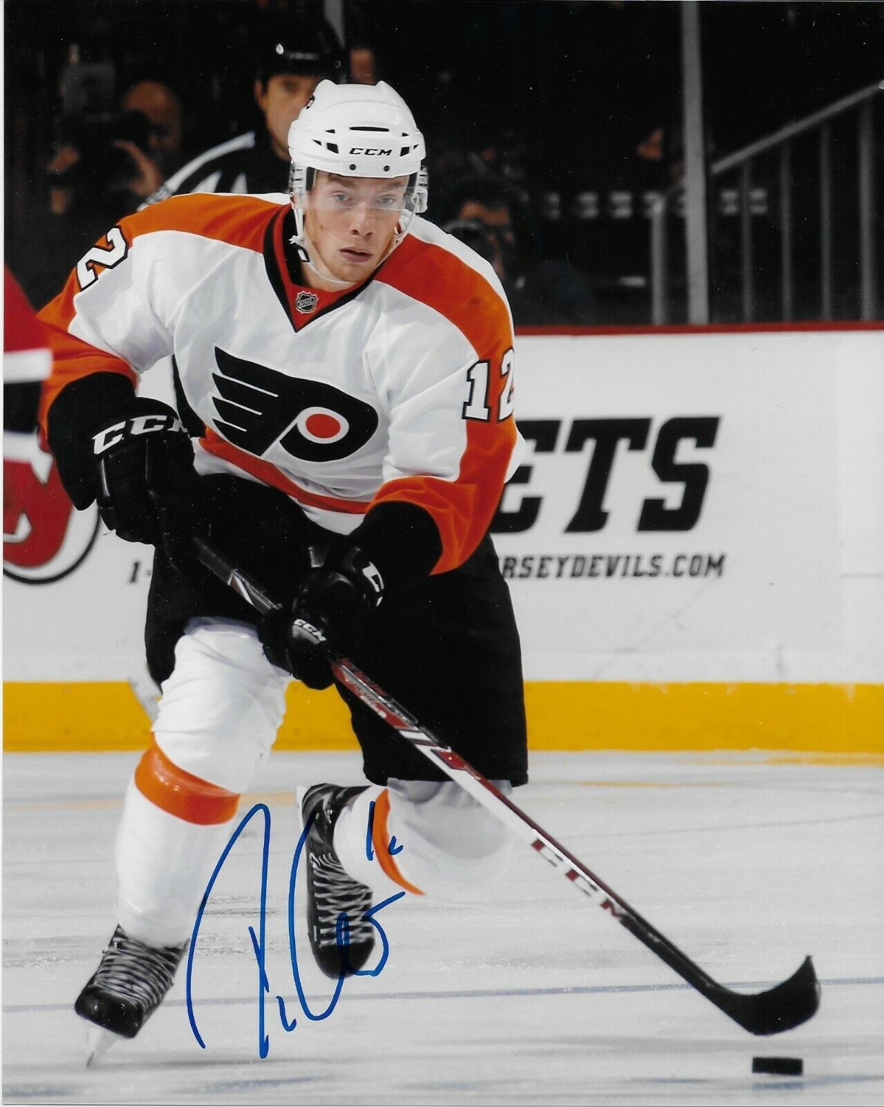 Signed Michael Raffl Philadelphia Flyers Autographed 8x10 Photo #2 Original