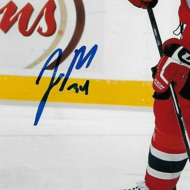 Signed Jon Merrill New Jersey Devils Autographed 8x10 Photo #1 Original