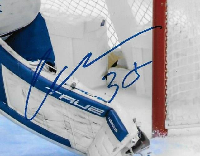 Photo autographiée 8x10 signée par Ilya Samsonov des Maple Leafs de Toronto #3