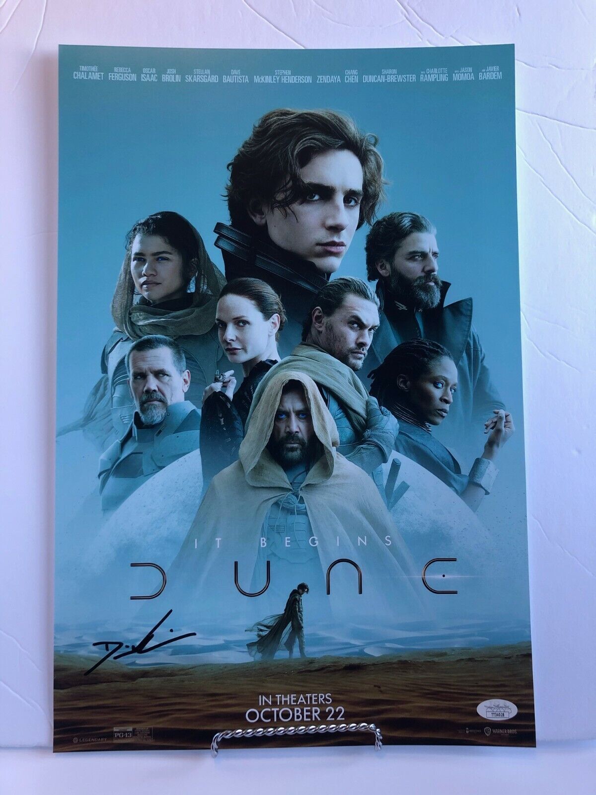 Autographed Dune 12x18 Photo signed by Denis Villeneuve JSA 2