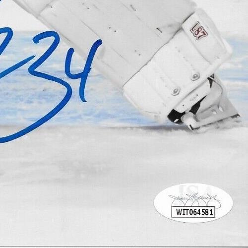 Photo 8x10 signée par Jake Allen des Canadiens de Montréal #23 Signature privée avec JSA