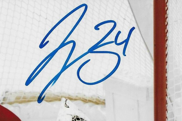 Photo autographiée 8x10 signée par Jake Allen des Canadiens de Montréal #5 Signature privée