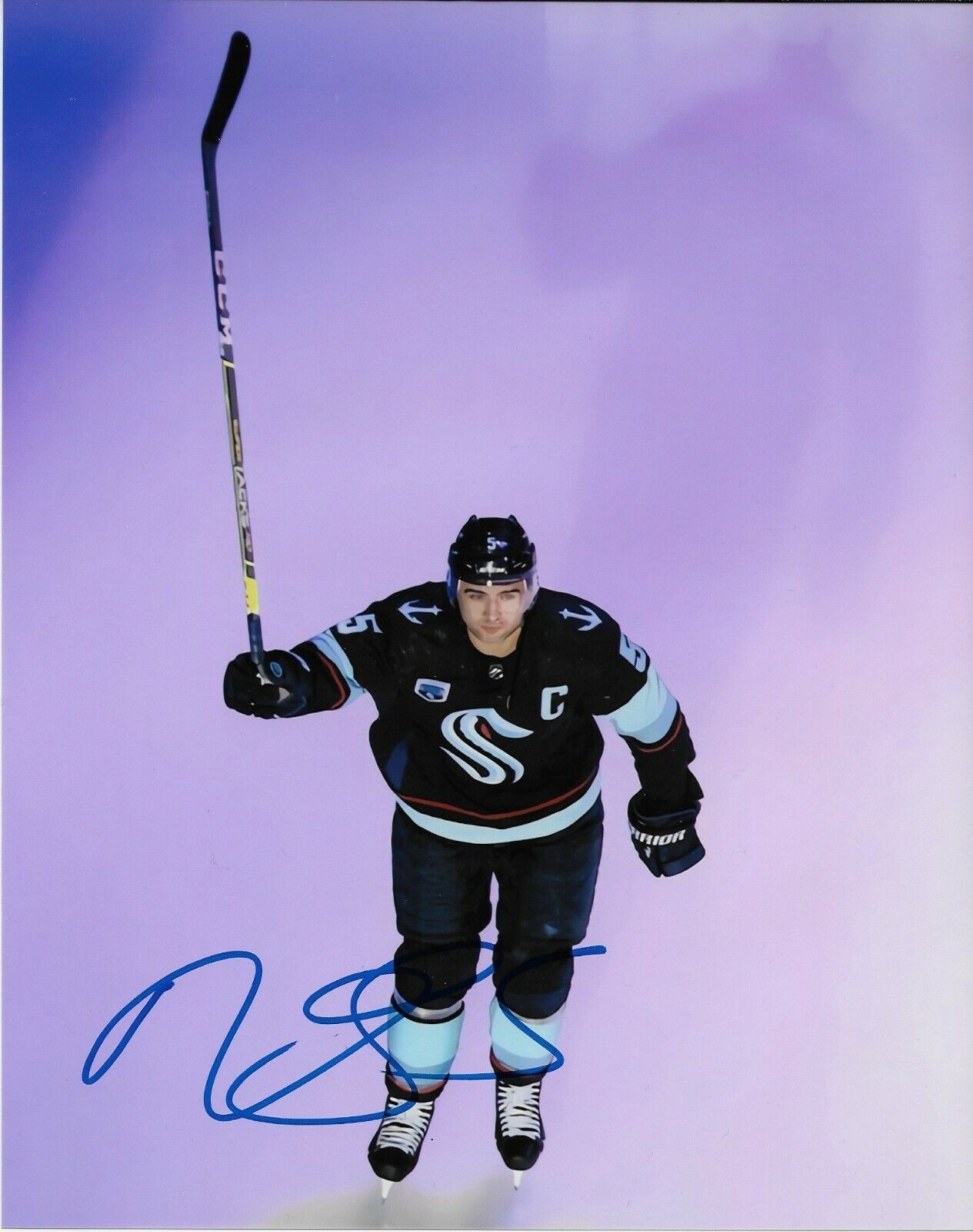 Signed Mark Giordano Seattle Kraken Autographed 8x10 Photo #5 Original