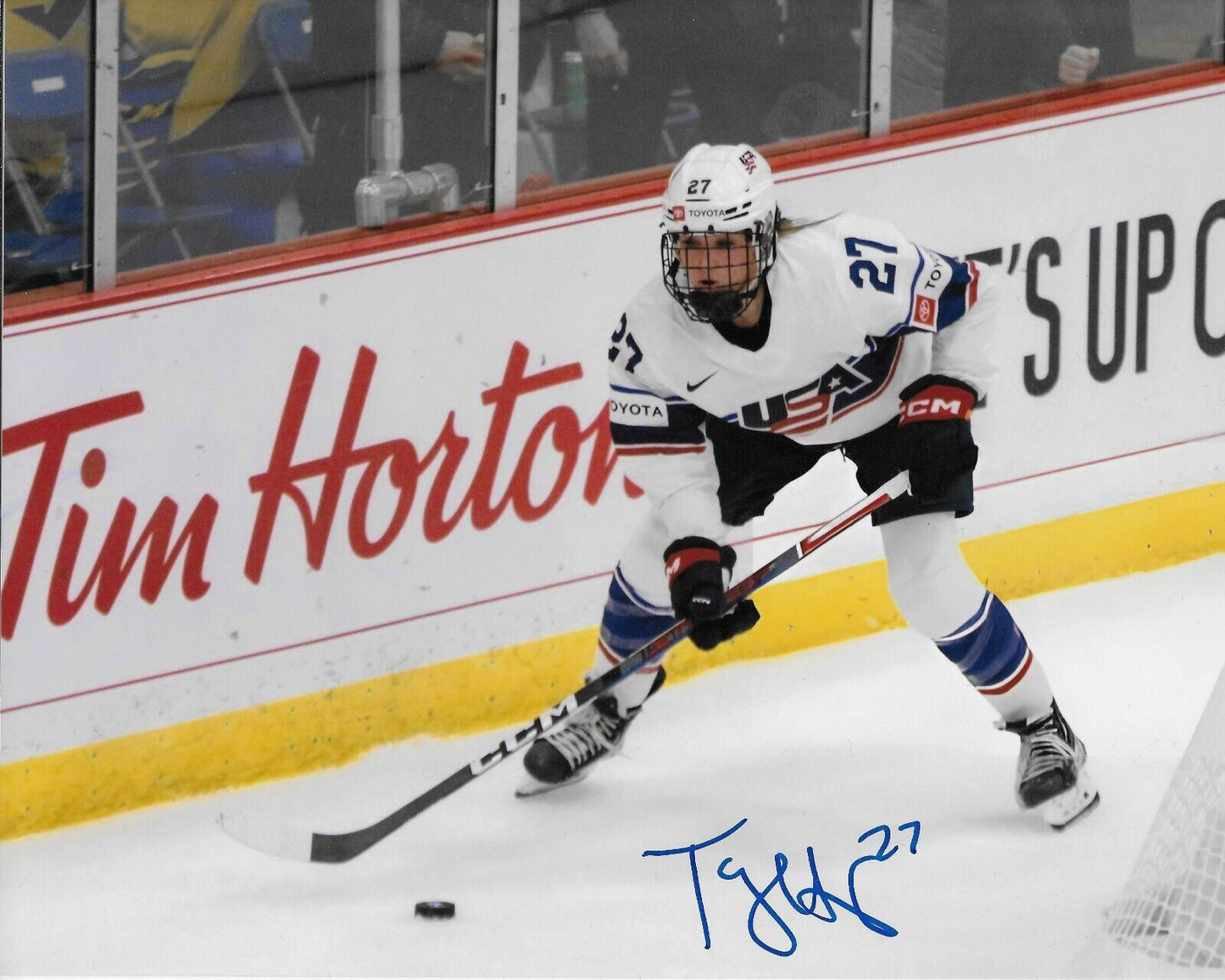Photo 8x10 signée Taylor Heise PWHL Minnesota Women's Team USA Hockey 4 Original