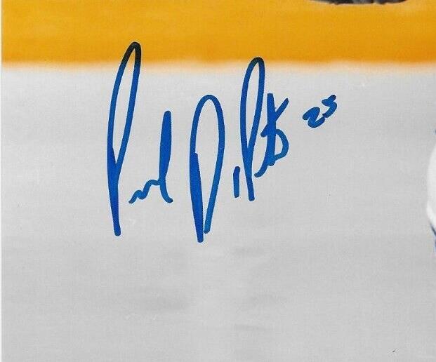 Signed Paul Dipietro Toronto Maple Leafs Autographed 8x10 Photo #3 Original