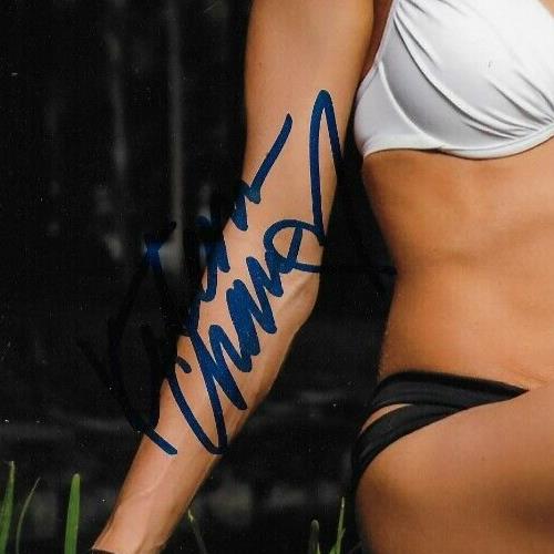 Katana Chance dédicacée WWE NXT 8x10 Photo #2 Original