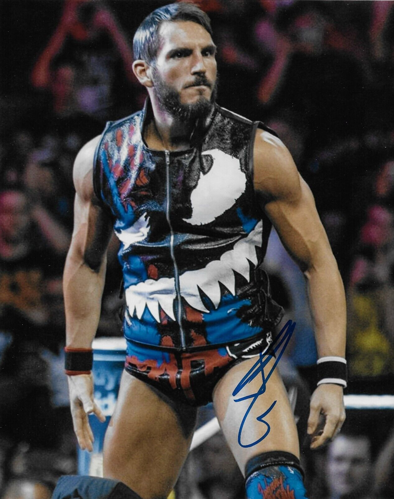 Photo autographiée de Johnny Gargano Wrestling WWE NXT 8x10 #1 Original