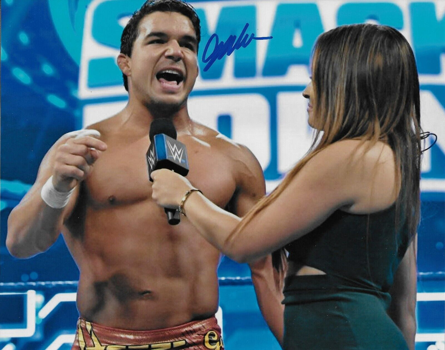 Photo autographiée de Chad Gable Wrestling WWE NXT 8x10 #2 Original