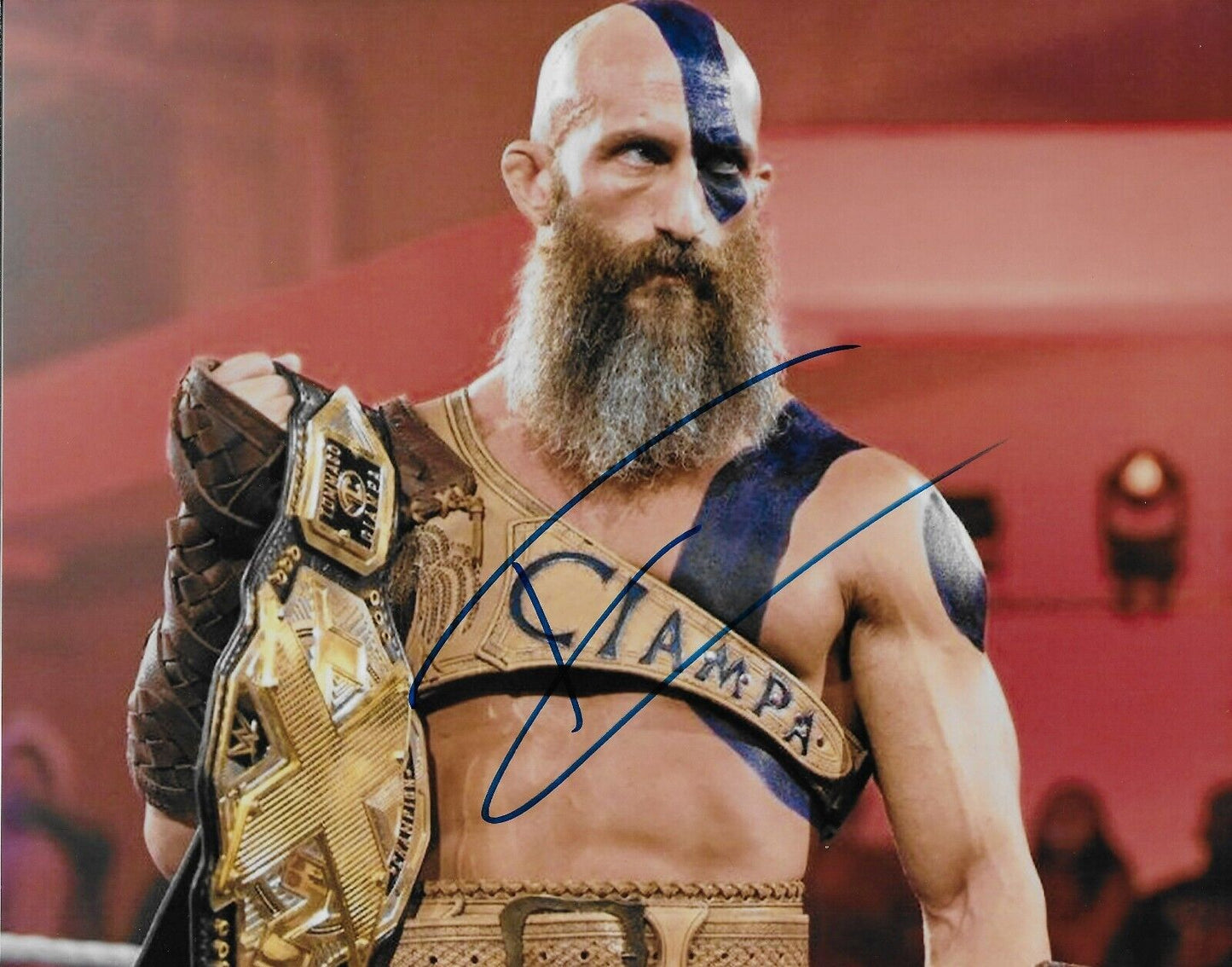 Signed Tommaso Ciampa Wrestling Autographed WWE NXT 8x10 Photo #2 Original