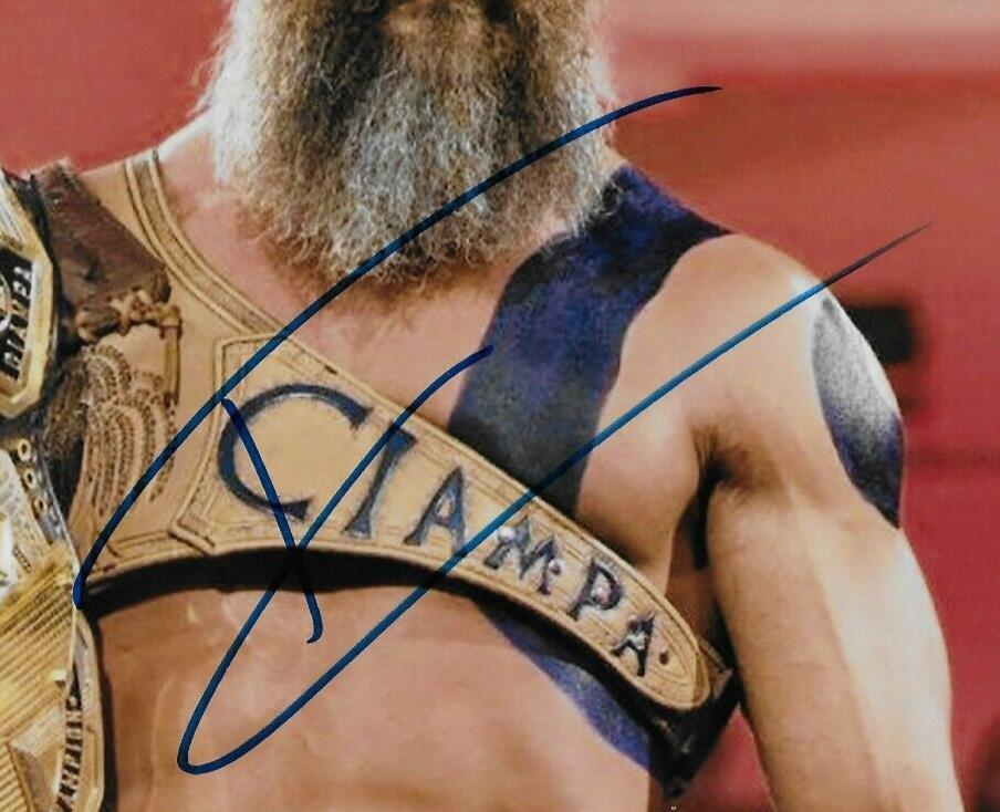 Signed Tommaso Ciampa Wrestling Autographed WWE NXT 8x10 Photo #2 Original