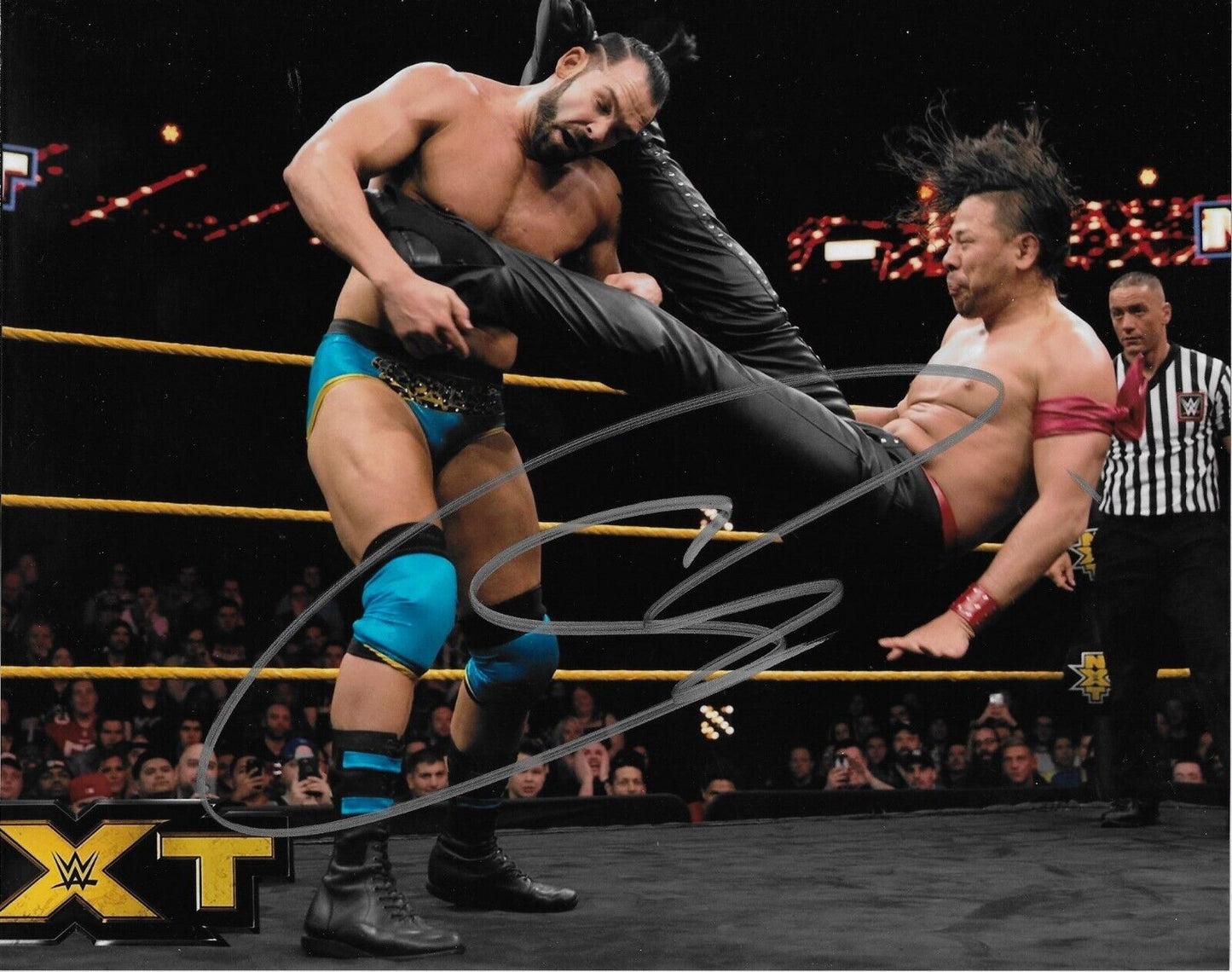 Signed Shinsuke Nakamura Wrestling Autographed WWE 8x10 Photo #3 Original