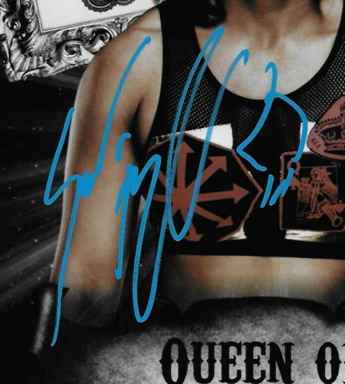 Signed Shayna Baszler Wrestling Autographed WWE NXT 8x10 Photo #4 Original