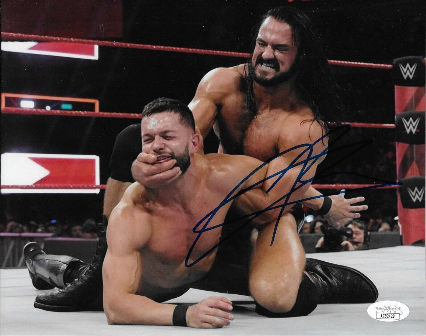 Signed Drew McIntyre Wrestling Autographed WWE 8x10 Photo #3 JSA Authentication