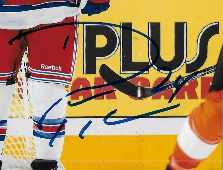 Signed Ryan Callahan New York Rangers Autographed 8x10 Photo #2 Original