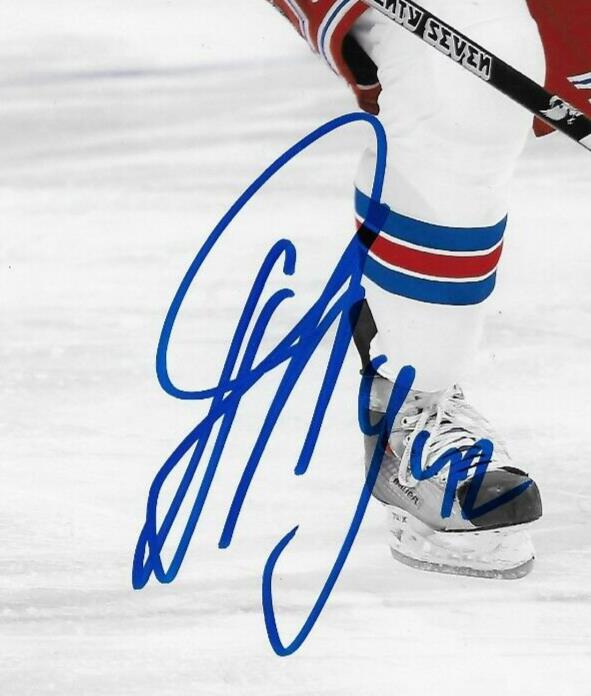 Signed Artem Anisimov New York Rangers Autographed 8x10 Photo #2 Original