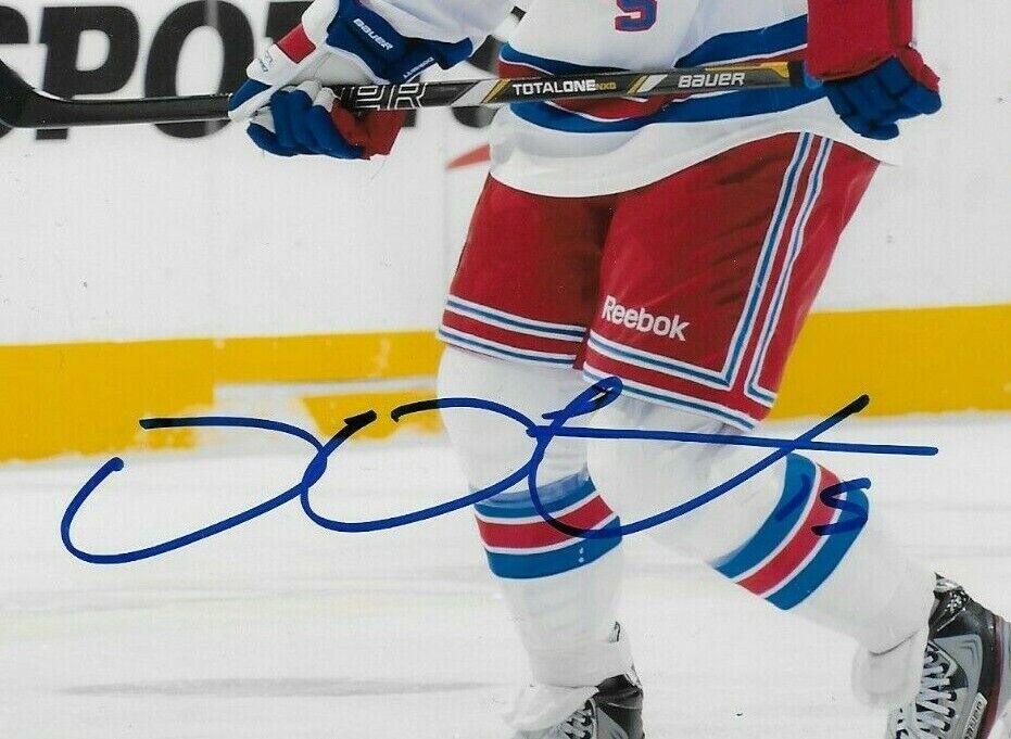 Signed Derek Dorsett New York Rangers Autographed 8x10 Photo #1 Original