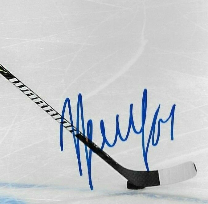 Signed Enver Lisin New York Rangers Autographed 8x10 Photo #2 Original