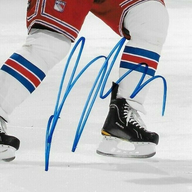 Signed Brandon Dubinsky New York Rangers Autographed 8x10 Photo #4 Original