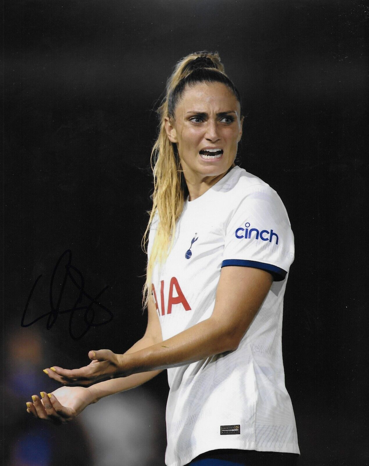 Signed Shelina Zadorsky Team Canada Womens Soccer 8x10 Photo #7 Original