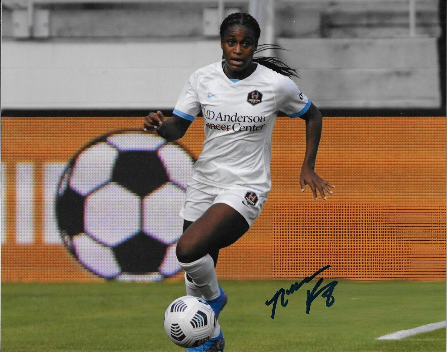 Signed Nichelle Prince Team Canada Womens Soccer 8x10 Photo #6 Original