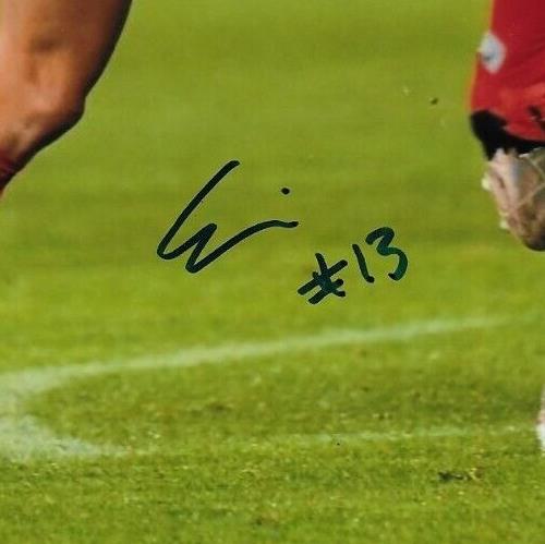Signed Evelyne Viens Team Canada Soccer Gold 2020 Tokyo Olympics 8x10 Photo #1