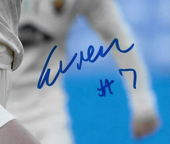 Photo autographiée 8x10 de l'équipe canadienne de soccer féminin signée Evelyne Viens, 6 originaux