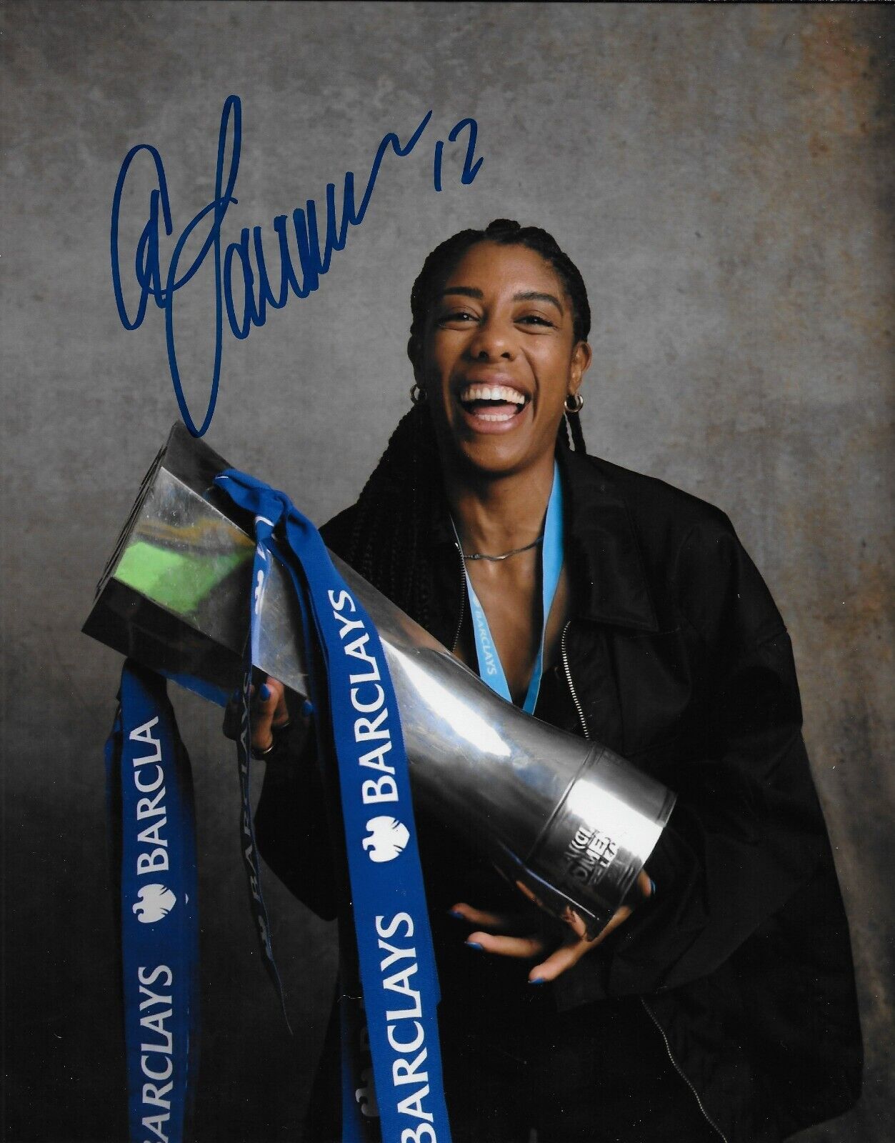 Signed Ashley Lawrence Team Canada Womens Soccer Autographed 8x10 Photo #2