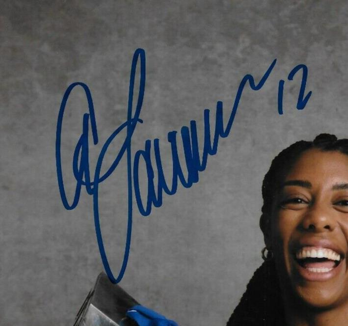 Signed Ashley Lawrence Team Canada Womens Soccer Autographed 8x10 Photo #2