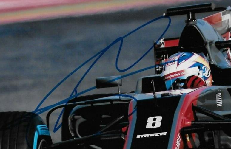 Photo autographiée 8x10 signée Romain Grosjean Formule 1 Haas Racing #1 Original