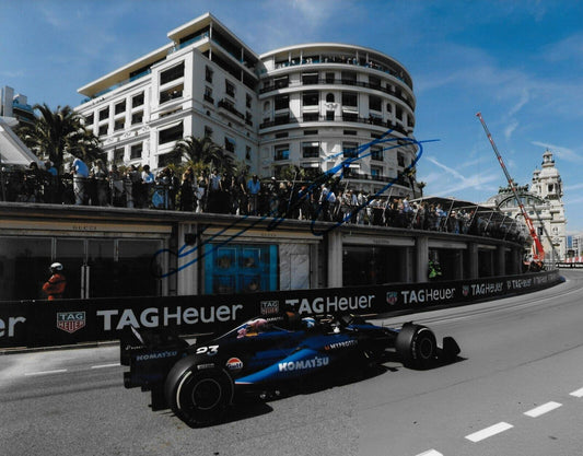 Signed Alex Albon Formula 1 Williams Racing Autographed 8x10 Photo #8 Original