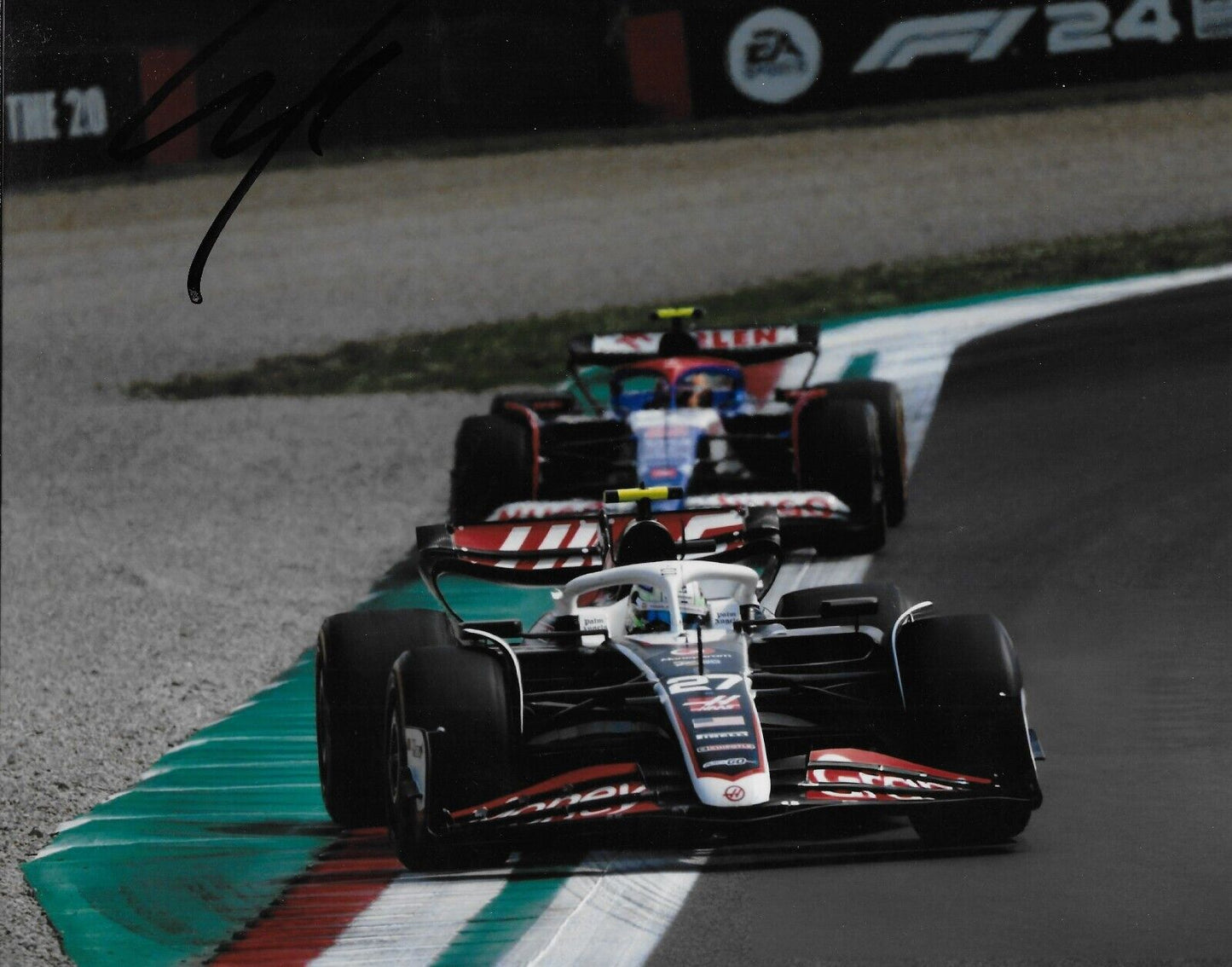 Signed Nico Hulkenberg Formula 1 Haas Ferrari Racing 8x10 Photo #3 Original
