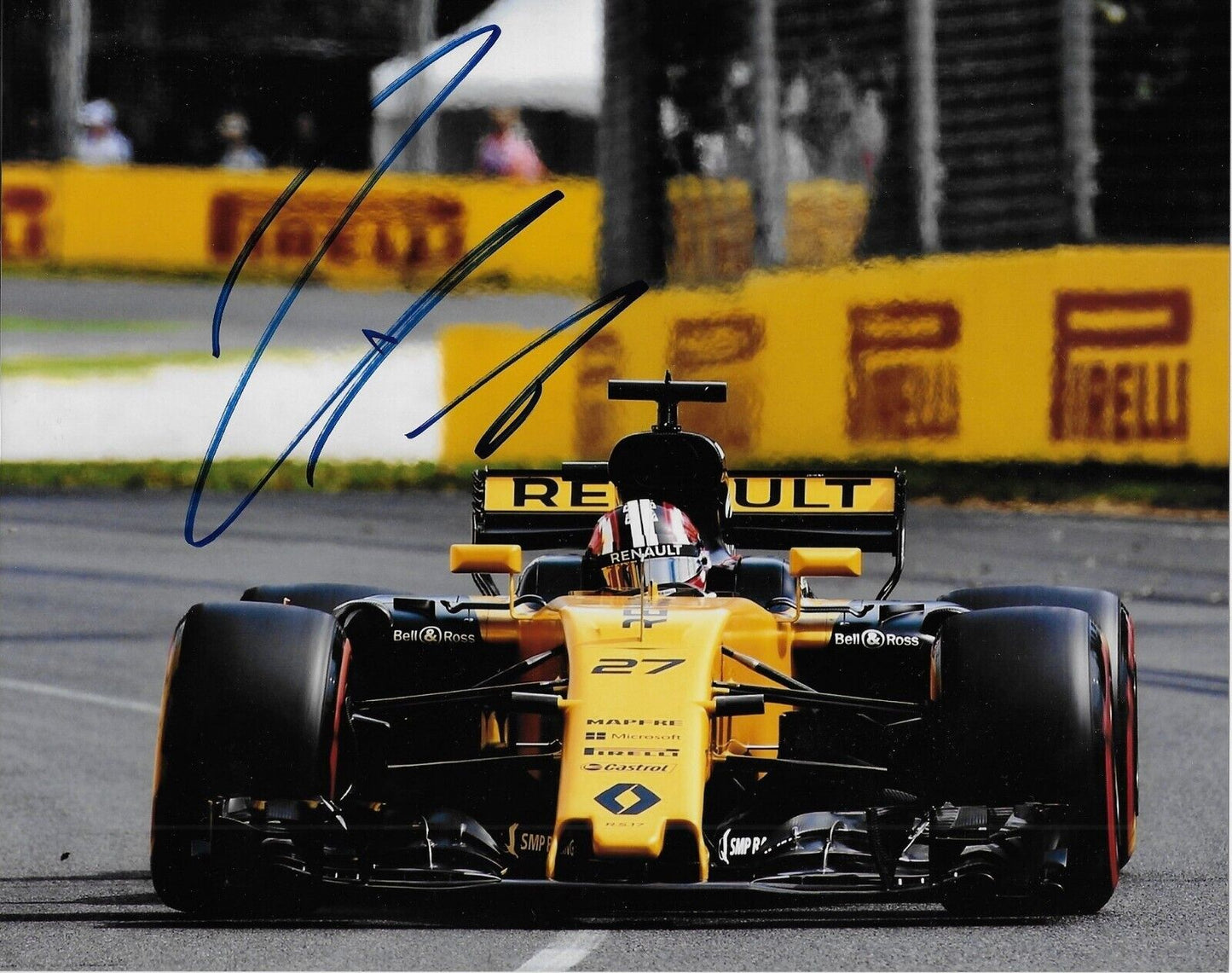 Signed Nico Hulkenberg Formula 1 Renault Racing 8x10 Photo #4 Original