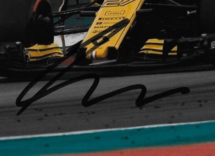 Signed Nico Hulkenberg Formula 1 Renault Racing 8x10 Photo #7 Original