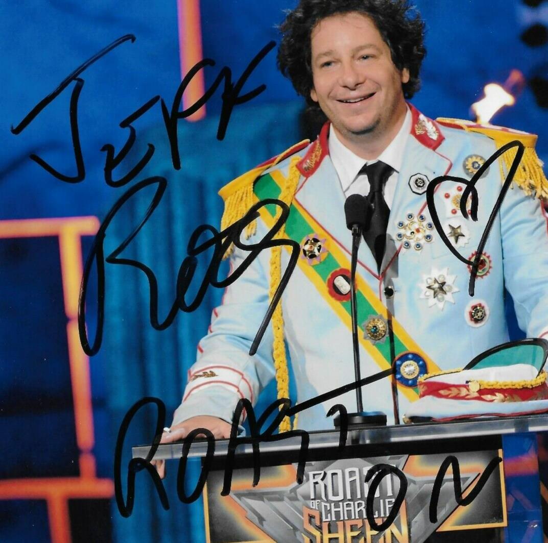 Photo 8x10 autographiée de Jeff Ross Roast Master #1 originale
