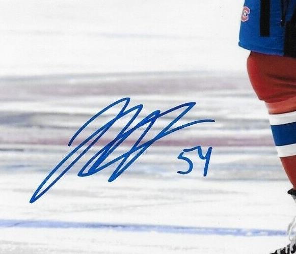 Signed Jordan Harris Montreal Canadiens Autographed 8x10 Photo #5 Original