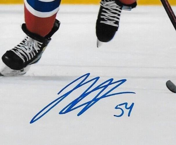 Signed Jordan Harris Montreal Canadiens Autographed 8x10 Photo #9 Original