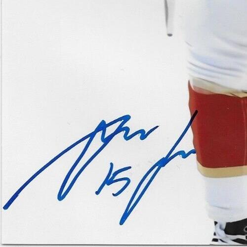 Signed Anton Lundell Florida Panthers Autographed 8x10 Photo #3 Original