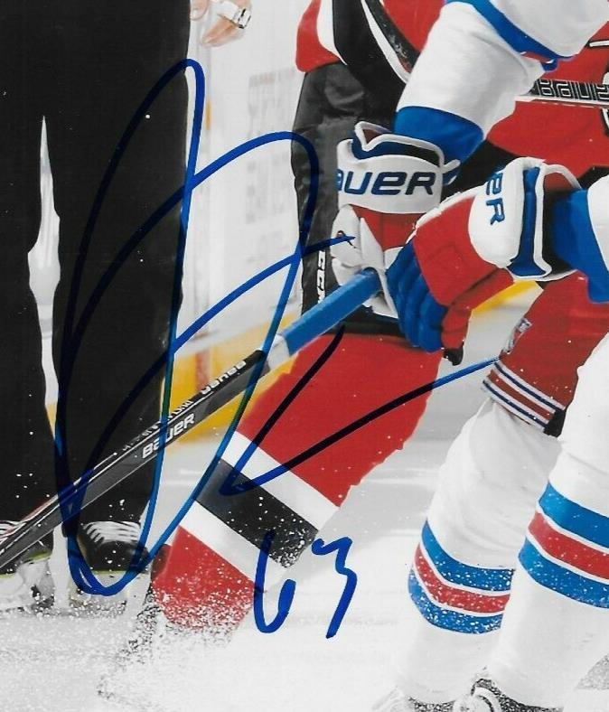 Signed Anthony Duclair New York Rangers Autographed 8x10 Photo #2 Original