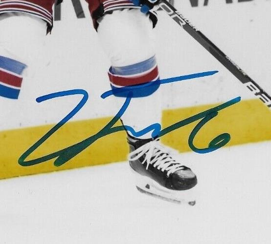 Signed Zac Jones New York Rangers Autographed 8x10 Photo #2 Original