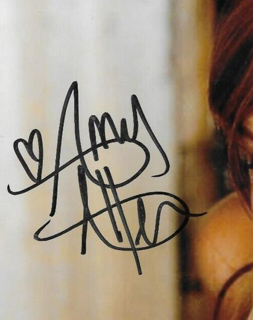 Signed Amy Allen Star Wars Aayla Secura Star Autographed 8x10 Photo #1 Original