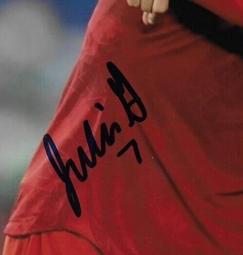 Signed Julia Grosso Evelyne Viens Soccer 2020 Tokyo Olympics 8x10 Photo with JSA